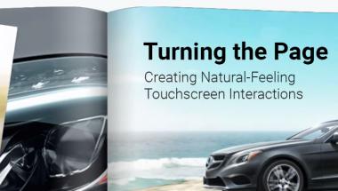 Turning the Page: Creating natural-Feeling Touchscreen Interactions