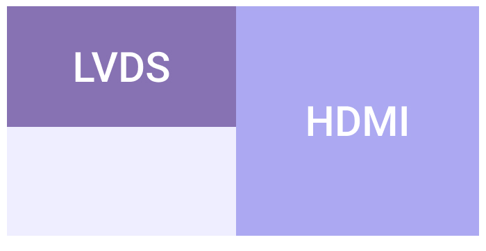 Schematic for dual displays