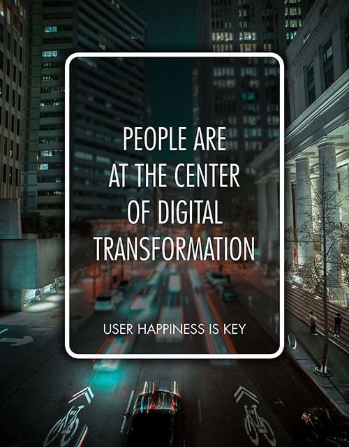 People are at the center of digital transformation