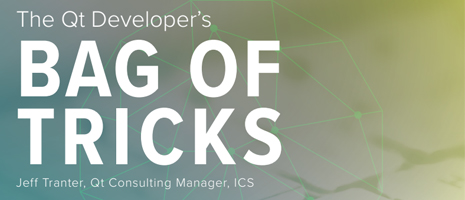 Graphic: The Qt Developer's Bag of Tricks, by Jeff Tranter.