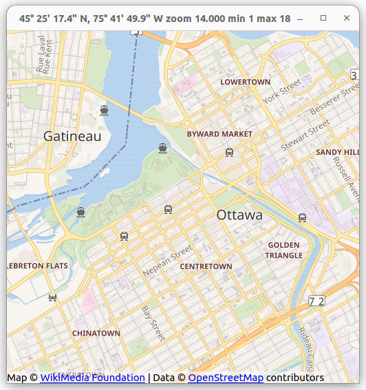 Qt Location Map Demo