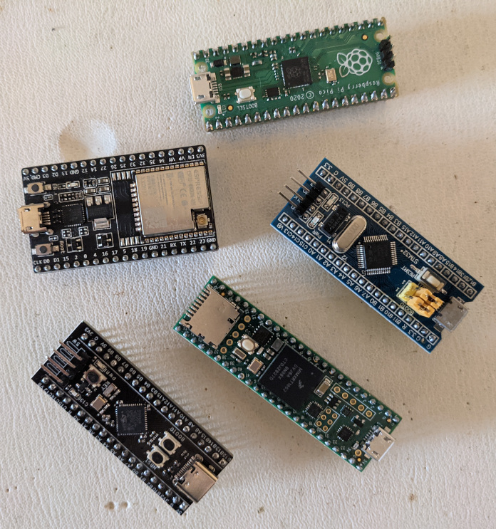 Some representative Microcontrollers