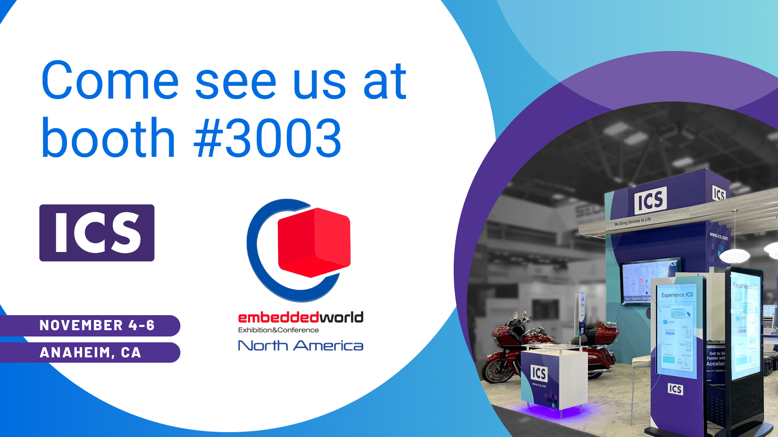 embedded world North America — November 4 - 6, Anaheim, CA