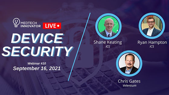 Live Webinar: Cybersecurity for Medical Devices