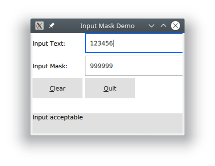 QML input mask example 2
