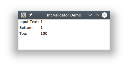 QML validator example 1
