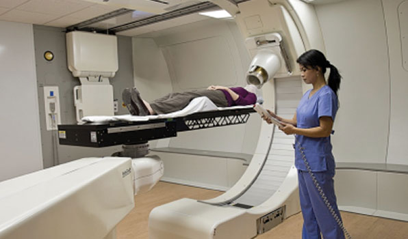Patient on scanner med device