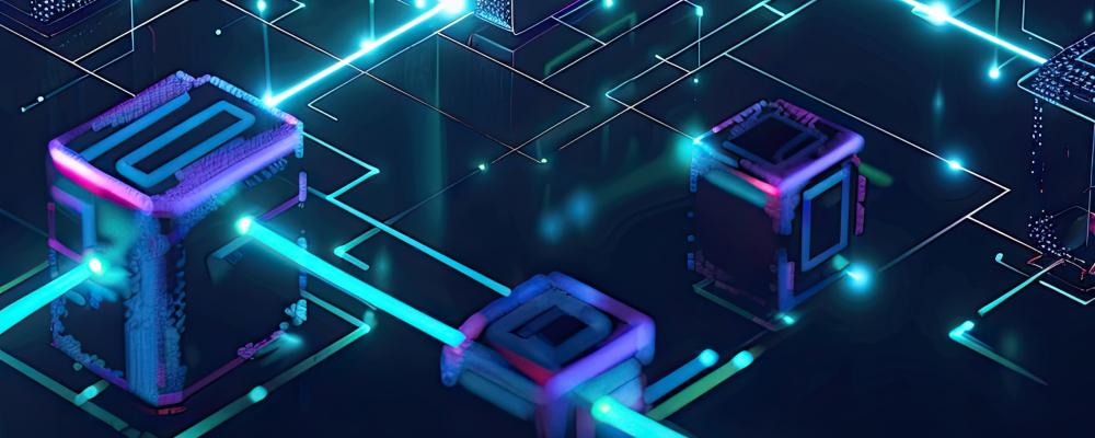 purple and black circuit board