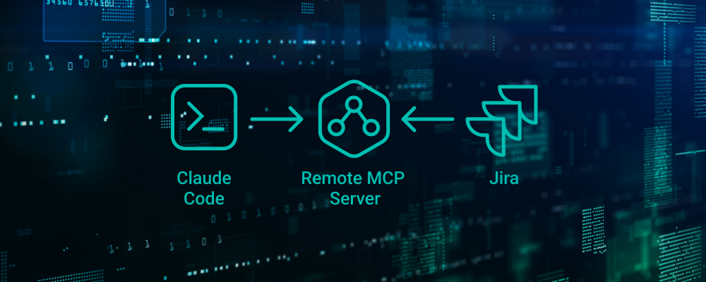 Diagram: Claude Code interacts with Remote MCP Server, which integrates with Jira.