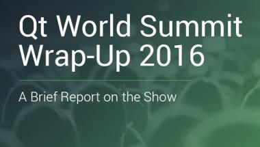 Qt World Summit 2016 Review