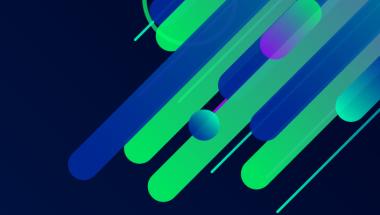 Abstract image to depict a combination of Qt and Linux