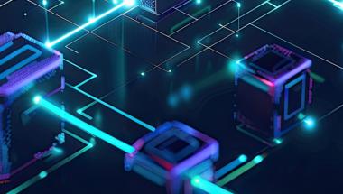 purple and black circuit board