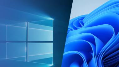 Blue abstract image for blog Windows 10 Support Has Ended