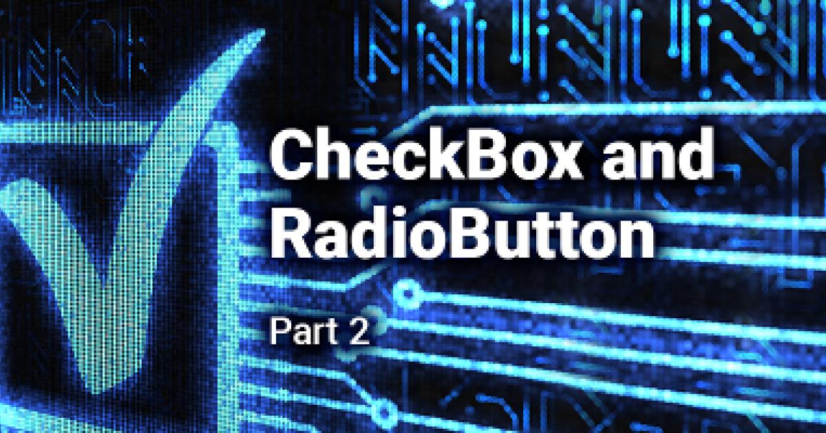 Creating QML Controls From Scratch: CheckBox and RadioButton | ICS